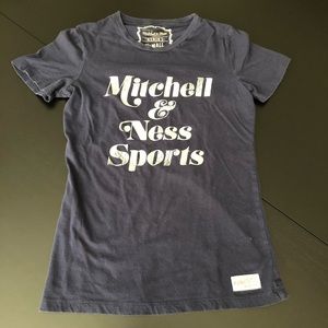 Mitchell and Ness vintage distressed logo shirt